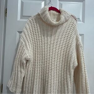 VENUS Cream Cowl Neck Sweater